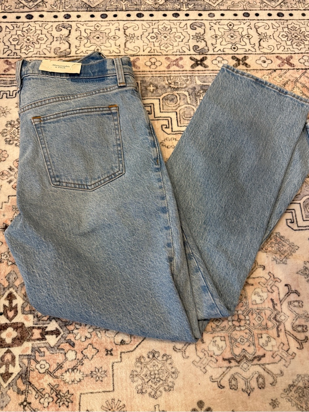 Abercrombie & Fitch Light Blue Women's Straight Jeans